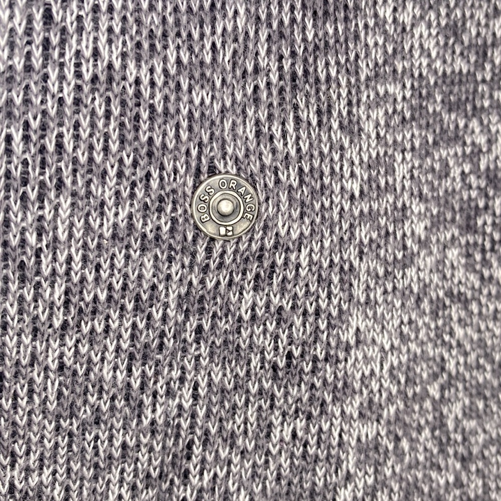 Hugo Boss Orange gray zip-up sweater - Picture 5 of 11